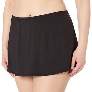 24th & OCEAN | swim skirt solid hipster plus black